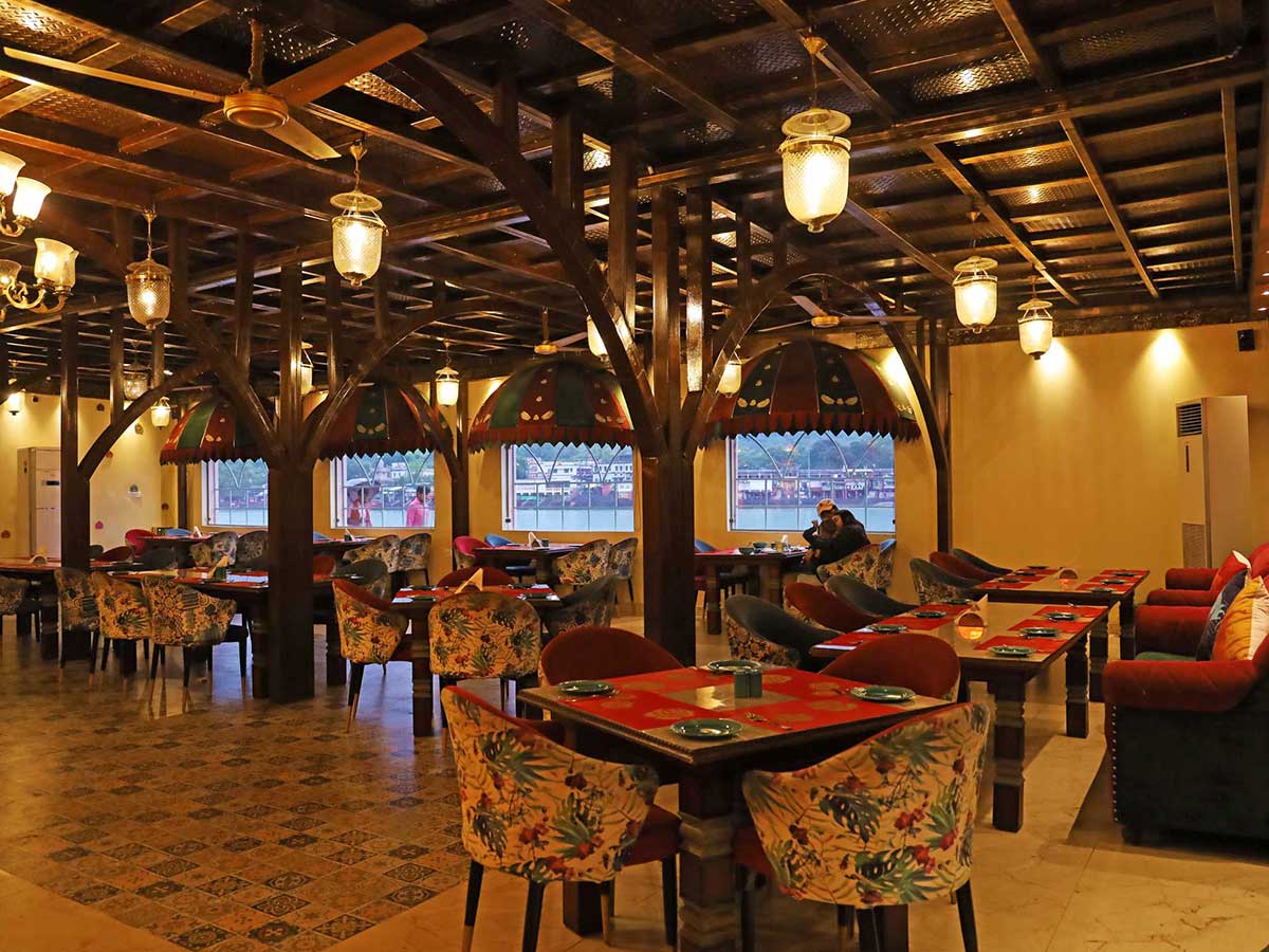Naivedyam Bhog - Ganga View Restaurant in Ramjhula Rishikesh