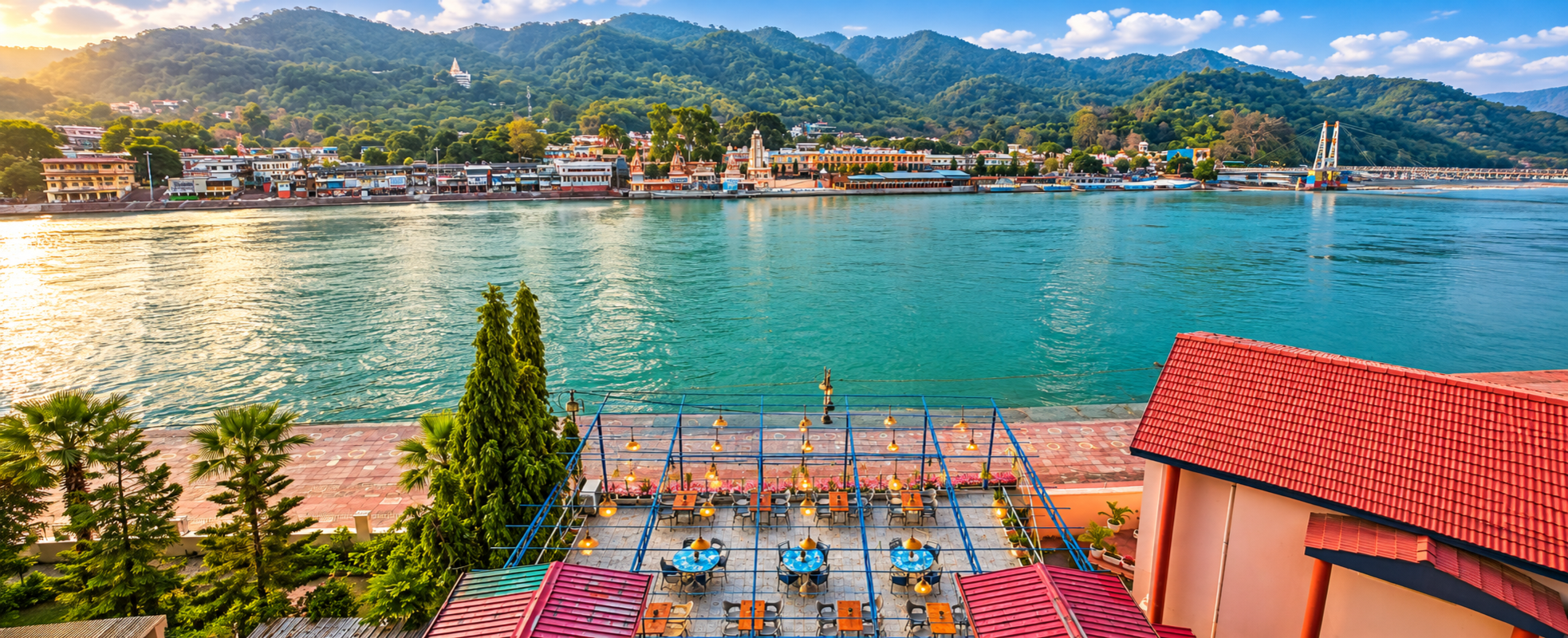 Hotel Neeraj Ganga Heritage Palace on Ganga Ghat in Rishikesh