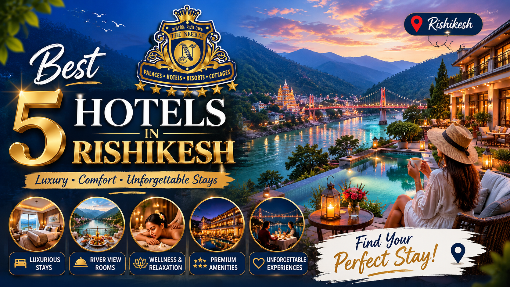 Best 5 Hotels in Rishikesh Near Ganga   