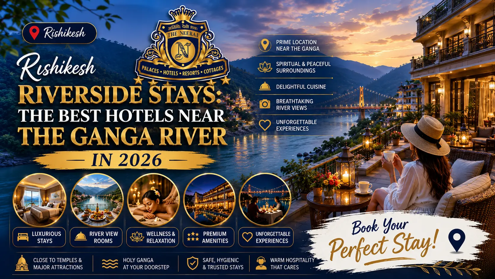 Rishikesh Riverside Stays: The Best Hotels Near the Ganga River in 2026