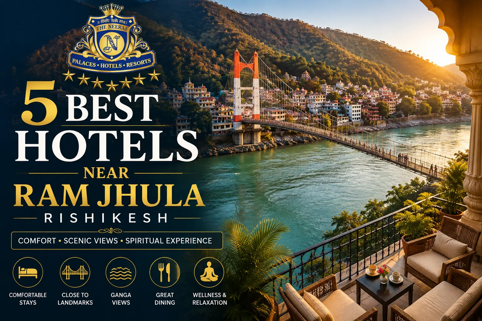 5 Best Hotels Near Ram Jhula Rishikesh