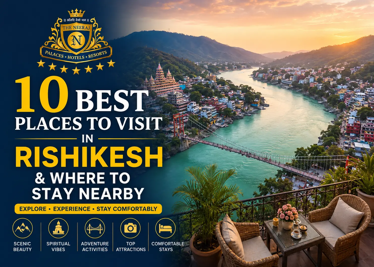 10 Best Places to Visit in Rishikesh & Where to Stay Nearby