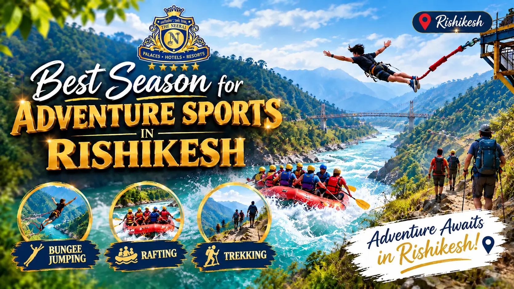 Best Season for Adventure Sports in Rishikesh