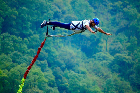 Bungee Jumping In Rishikesh