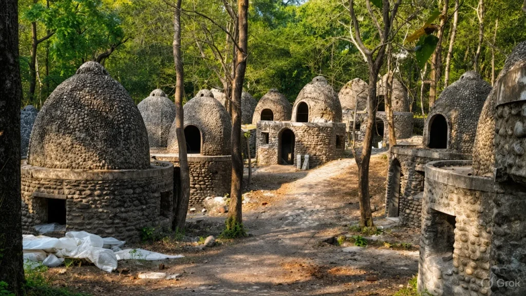The Chaurasi Kutia (Beatles Ashram)