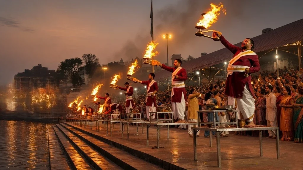 Triveni Ghat Rishikesh Ganga Arti